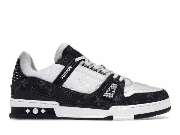 LV TRAINER WHITE BLACK WHITE