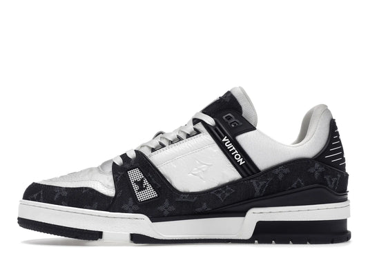 LV TRAINER WHITE BLACK WHITE