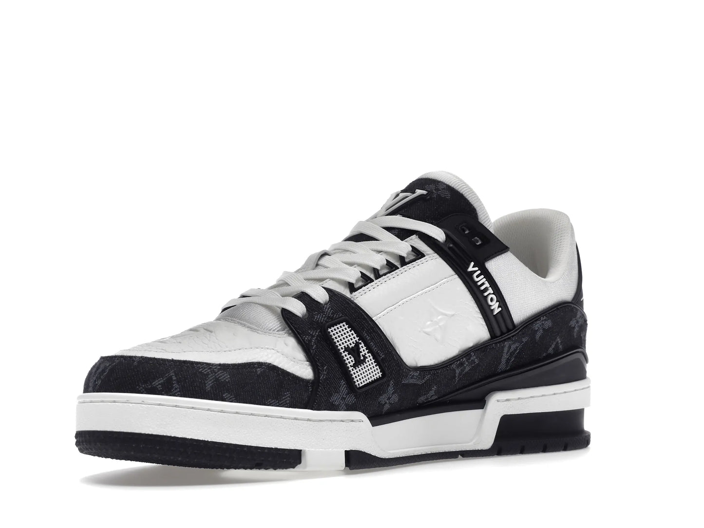 LV TRAINER WHITE BLACK WHITE